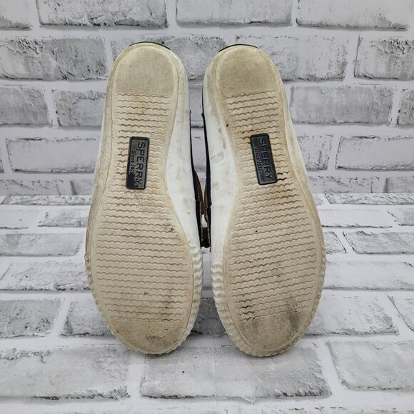 Paul Sperry Sayel Away Canvas and Linen Casual Boat Shoe Women's Size 7.5 - Picture 5 of 6